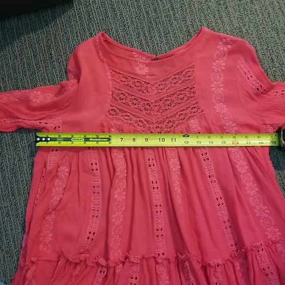 Free People Sweetest Dream Pink Tunic Size XS - Picture 11 of 15